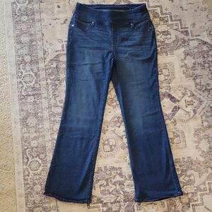 Chico's Dark Blue Bootcut Jeans
